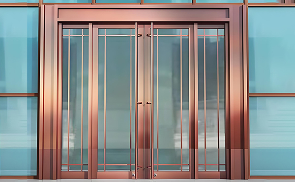 伊犁玻璃地弹门